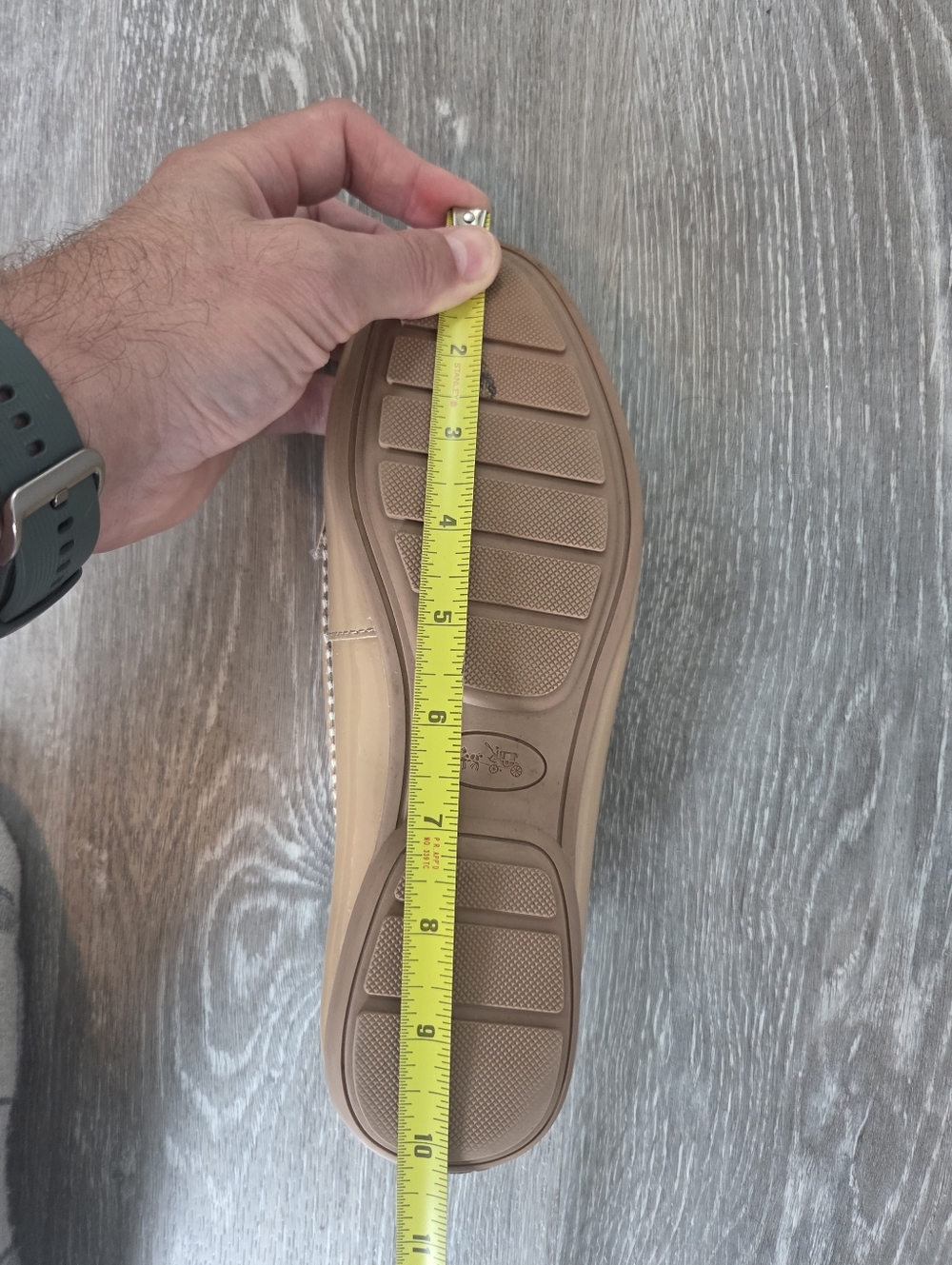 Women's Coach Odette Patent Leather Loafer Tan US 8.5 - Picture 13 of 14